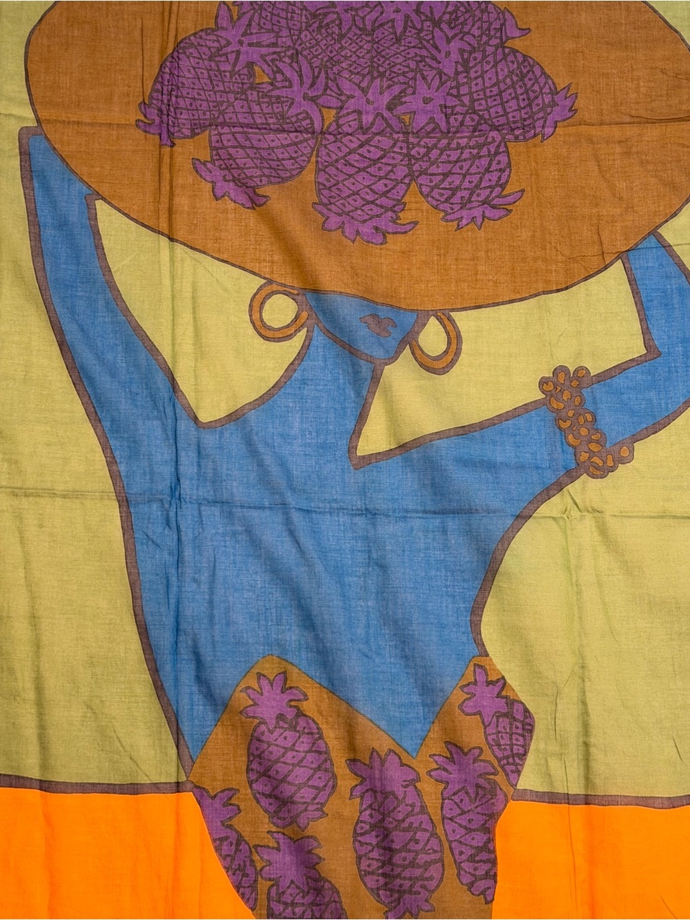 Vintage Pet Spook Large Scarf Shawl Wrap Wearable Art - Picture 4 of 5